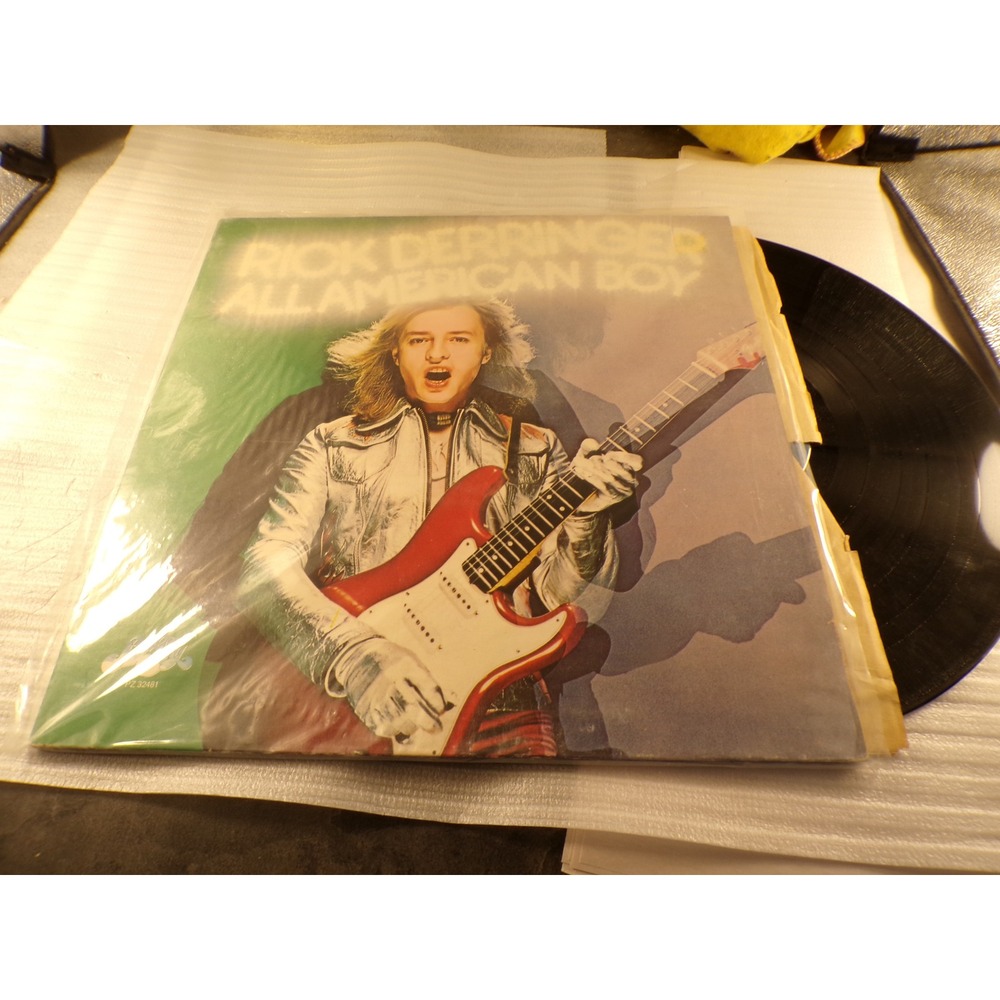 Rick Derringer All American Boy Vinyl LP 1973 Blue Sky PZ 32481 Rock and Roll